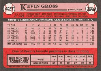 Kevin Gross  baseball card collectible - Main Image 2