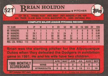 Brian Holton  baseball card collectible - Main Image 2