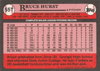 Bruce Hurst  baseball card collectible - Main Image 2