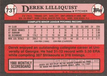 Derek Lilliquist  baseball card collectible - Main Image 2