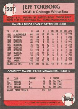 Jeff Torborg  baseball card collectible - Main Image 2