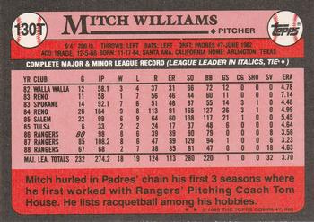 Mitch Williams  baseball card collectible - Main Image 2