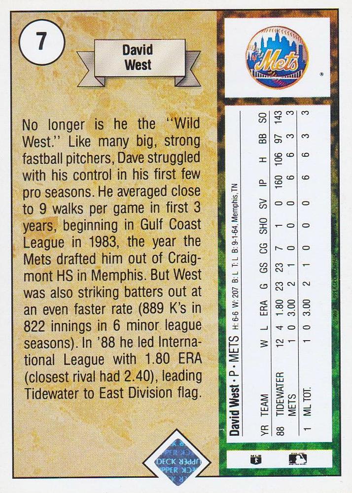 David West  baseball card collectible - Main Image 2