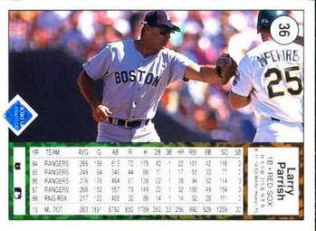 Larry Parrish  baseball card collectible - Main Image 2