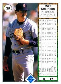 Mike Smithson  baseball card collectible - Main Image 2