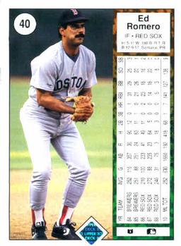 Ed Romero  baseball card collectible - Main Image 2