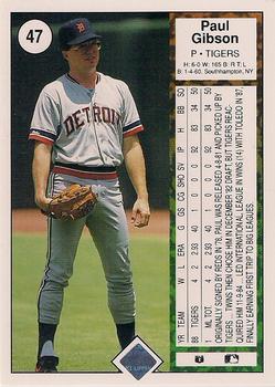 Paul Gibson  baseball card collectible - Main Image 2