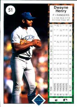 Dwayne Henry  baseball card collectible - Main Image 2