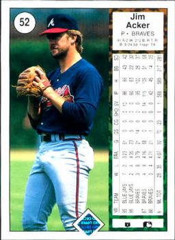 Jim Acker  baseball card collectible - Main Image 2