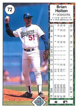 Brian Holton  baseball card collectible - Main Image 2