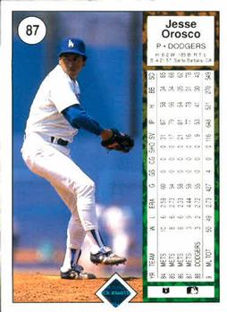 Jesse Orosco  baseball card collectible - Main Image 2