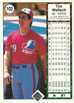 Tim Wallach  baseball card collectible - Main Image 2