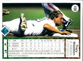 Tracy Woodson  baseball card collectible - Main Image 2