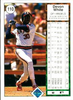 Devon White  baseball card collectible - Main Image 2