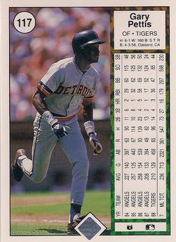 Gary Pettis  baseball card collectible - Main Image 2