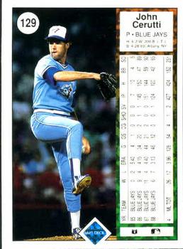 John Cerutti  baseball card collectible - Main Image 2