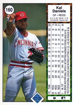 Kal Daniels  baseball card collectible - Main Image 2