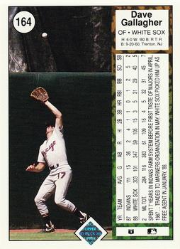 Dave Gallagher  baseball card collectible - Main Image 2