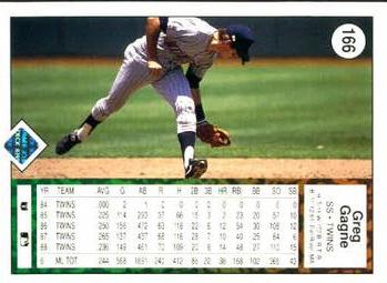 Greg Gagne  baseball card collectible - Main Image 2