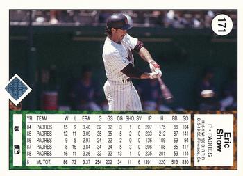 Eric Show  baseball card collectible - Main Image 2