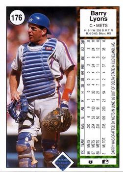 Barry Lyons  baseball card collectible - Main Image 2