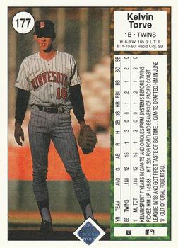 Kelvin Torve  baseball card collectible - Main Image 2