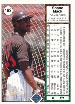 Shane Mack  baseball card collectible - Main Image 2
