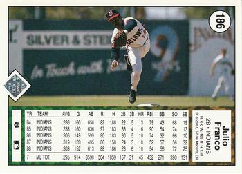 Julio Franco  baseball card collectible - Main Image 2