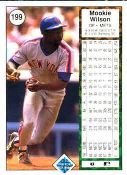 Mookie Wilson  baseball card collectible - Main Image 2