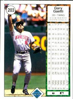 Gary Gaetti  baseball card collectible - Main Image 2