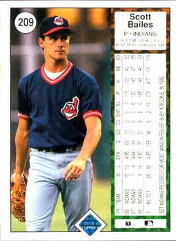 Scott Bailes  baseball card collectible - Main Image 2