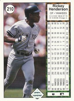 Rickey Henderson  baseball card collectible - Main Image 2