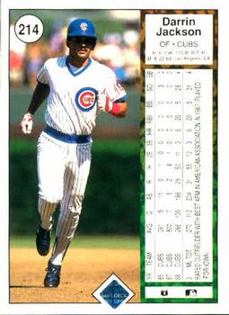 Darrin Jackson  baseball card collectible - Main Image 2
