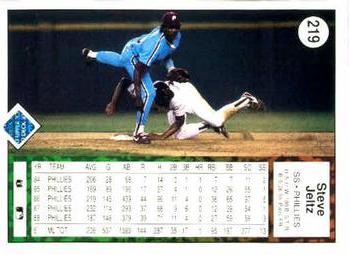 Steve Jeltz  baseball card collectible - Main Image 2