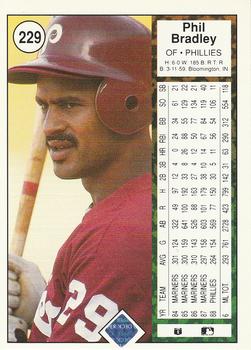 Phil Bradley  baseball card collectible - Main Image 2