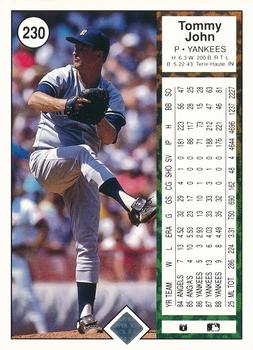 Tommy John  baseball card collectible - Main Image 2