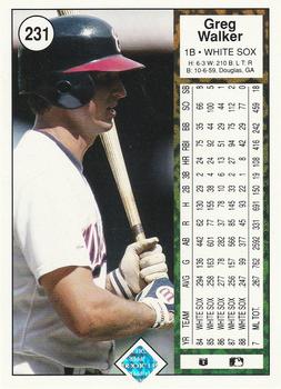 Greg Walker  baseball card collectible - Main Image 2