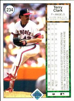 Terry Clark  baseball card collectible - Main Image 2