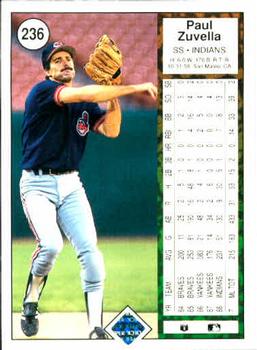 Paul Zuvella  baseball card collectible - Main Image 2