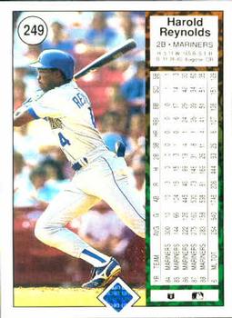 Harold Reynolds  baseball card collectible - Main Image 2