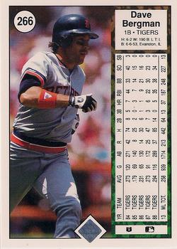 Dave Bergman  baseball card collectible - Main Image 2