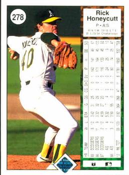 Rick Honeycutt  baseball card collectible - Main Image 2
