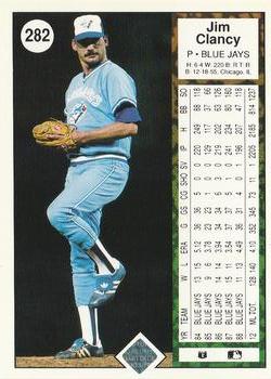 Jim Clancy  baseball card collectible - Main Image 2