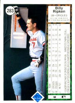 Billy Ripken  baseball card collectible - Main Image 2
