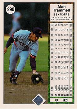 Alan Trammell  baseball card collectible - Main Image 2