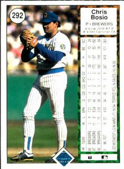 Chris Bosio  baseball card collectible - Main Image 2