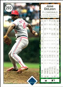Jose DeLeon  baseball card collectible - Main Image 2