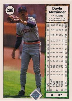 Doyle Alexander  baseball card collectible - Main Image 2