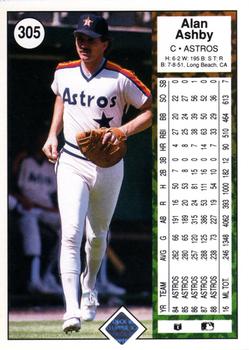 Alan Ashby  baseball card collectible - Main Image 2