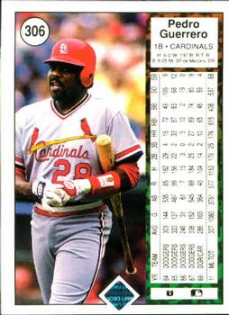 Pedro Guerrero  baseball card collectible - Main Image 2